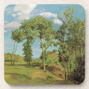 Landschaft Paysage Frederic Bazille Impressionist Getränkeuntersetzer
