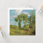 Landschaft Paysage Frederic Bazille Impressionist Karte (Vorderseite/Rückseite Beispiel)