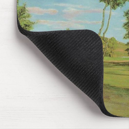 Landschaft Paysage Frederic Bazille Impressionist Mousepad (Ecke)