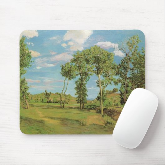Landschaft Paysage Frederic Bazille Impressionist Mousepad (Mit Mouse)