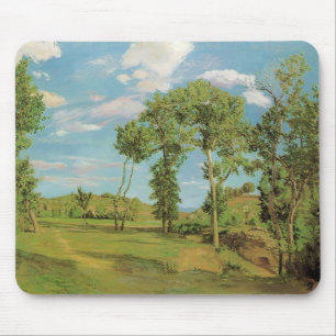 Landschaft Paysage Frederic Bazille Impressionist Mousepad
