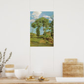 Landschaft Paysage Frederic Bazille Impressionist Poster (Küche)
