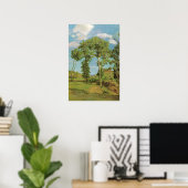 Landschaft Paysage Frederic Bazille Impressionist Poster (Heimbüro)