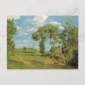 Landschaft Paysage Frederic Bazille Impressionist Postkarte (Vorderseite)