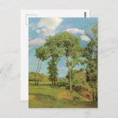 Landschaft Paysage Frederic Bazille Impressionist Postkarte (Vorne/Hinten)