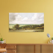 Landschaft: Pflügen in Suffolk (Ein Summerlan Leinwanddruck (Insitu (Wohnzimmer))