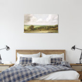 Landschaft: Pflügen in Suffolk (Ein Summerlan Leinwanddruck (Insitu (Schlafzimmer))