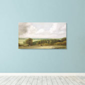 Landschaft: Pflügen in Suffolk (Ein Summerlan Leinwanddruck (Insitu (Holzboden))