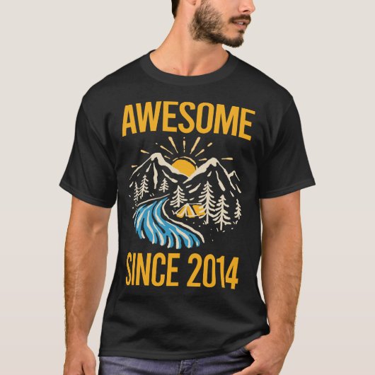 Landschaft - Phantastisch seit 2014 T-Shirt (Vorderseite)