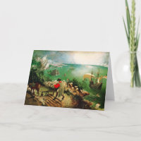 Landschaft Pieter Bruegel mit dem Fall von Ikarus