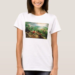 Landschaft Pieter Bruegel mit dem Fall von Ikarus T-Shirt
