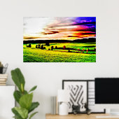 Landschaft Poster (Heimbüro)