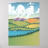 Landschaft. Poster (Vorne)