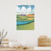 Landschaft. Poster (Küche)