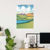 Landschaft. Poster (Heimbüro)