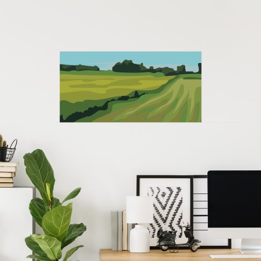 Landschaft Poster (Heimbüro)