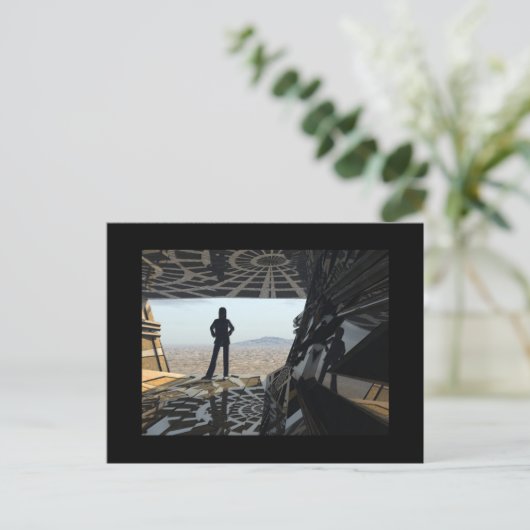 Landschaft - Postkarte (Stehend Vorderseite)