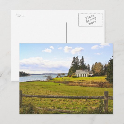 Landschaft Postkarte (Vorne/Hinten)