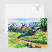 Landschaft Postkarte (Vorne/Hinten)