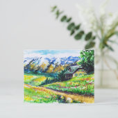 Landschaft Postkarte (Stehend Vorderseite)