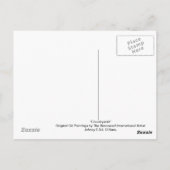 Landschaft Postkarte (Rückseite)