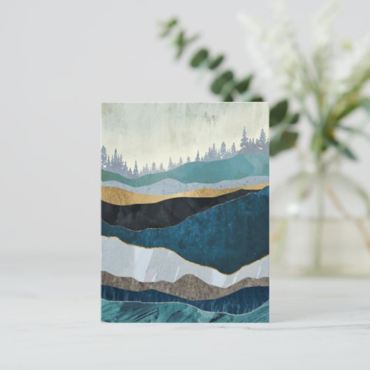 Landschaft Postkarte (Stehend Vorderseite)