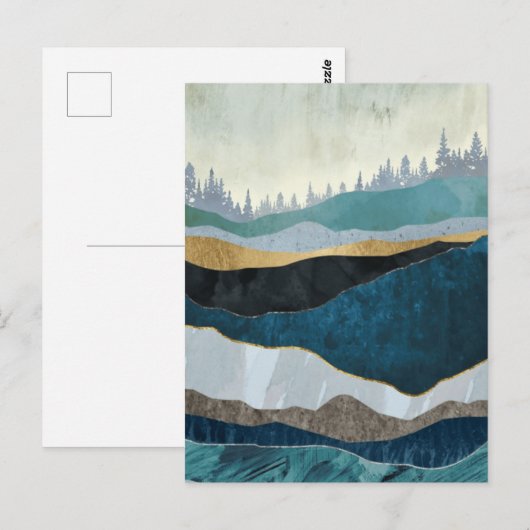 Landschaft Postkarte (Vorne/Hinten)