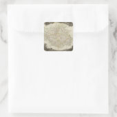 Landschaft Quadratischer Aufkleber (Tasche)