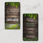 Landschaft / Rasendienste / Gärtner Visitenkarte (Vorne/Hinten)