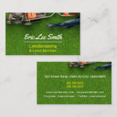 Landschaft/Rasenpflege/Gärtner Visitenkarte (Vorne/Hinten)