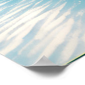 Landschaft realistisch und natürlich poster (Ecke)