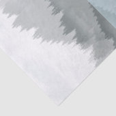 Landschaft Reflektion Treppensee Grün Seidenpapier (Ausschnitt)