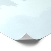 Landschaft Reflektion Treppensee Grünes Poster (Ecke)