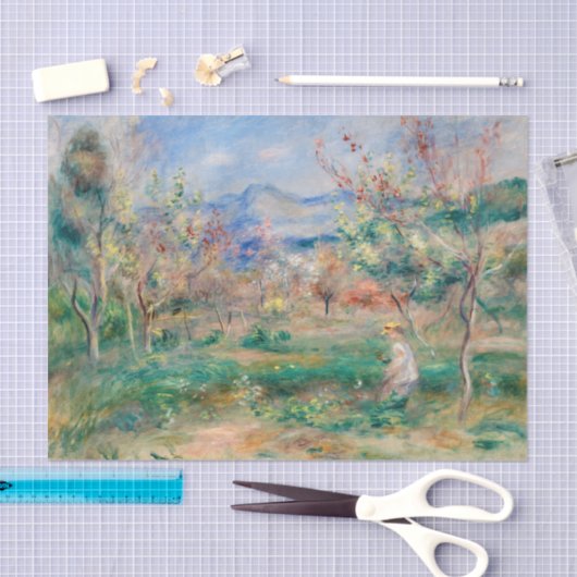 Landschaft, Renoir Seidenpapier (Handwerk)