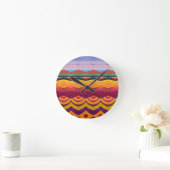 Landschaft Runde Wanduhr (Zuhause)