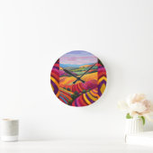 Landschaft Runde Wanduhr (Zuhause)