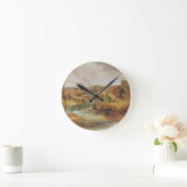 Landschaft Runde Wanduhr (Zuhause)