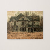 Landschaft Rustikaler Western Landhaus Puzzle (Horizontal)
