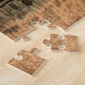 Landschaft Rustikaler Western Landhaus Puzzle (Seite)