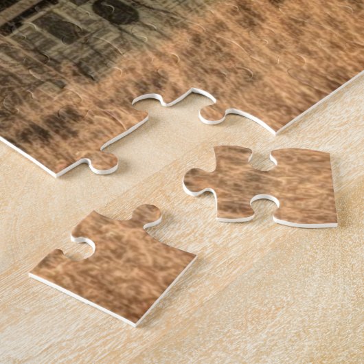 Landschaft Rustikaler Western Landhaus Puzzle (Seite)
