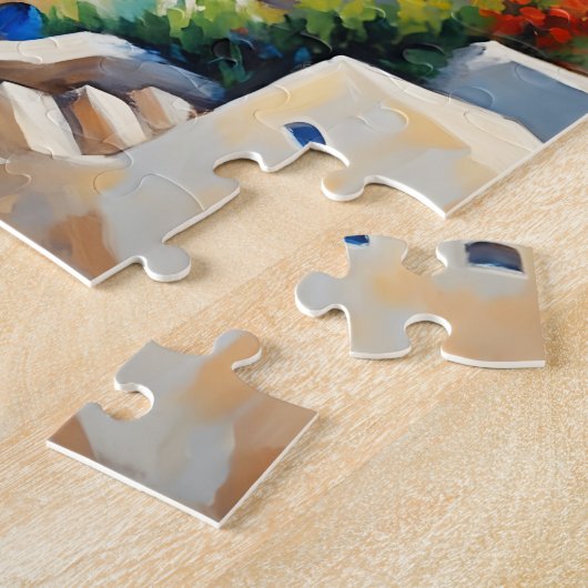 Landschaft Santorins Puzzle (Seite)