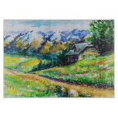 Landschaft Schneidebrett (Vorderseite)