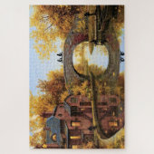 Landschaft - Schöner Herbst Puzzle (Vertikal)