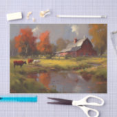 Landschaft Schönheit Seidenpapier (Handwerk)