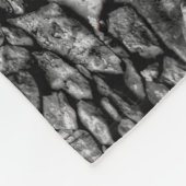 Landschaft Schwarz-Weiß-Fotografie Fleecedecke (Ecke)