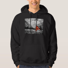 Landschaft Schwarz-Weiß-Fotografie Hoodie