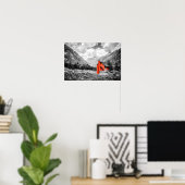 Landschaft Schwarz-Weiß-Fotografie Poster (Heimbüro)