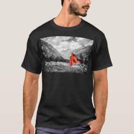 Landschaft Schwarz-Weiß-Fotografie T-Shirt