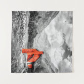 Landschaft Schwarz-Weiß-Fotografie Wandteppich (Vorderseite (Horizontal))