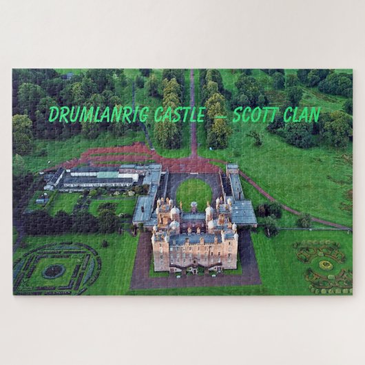 Landschaft Scott Clans Drumlanrig Burg Puzzle (Horizontal)